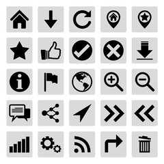 Website and internet icon set