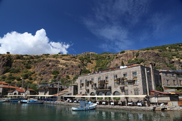 Fototapeta na wymiar Assos Antique Liman