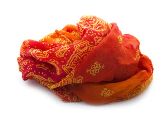 orange scarf