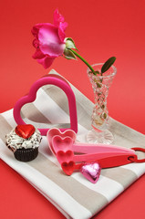 Red love theme kitchenware cooking and baking.