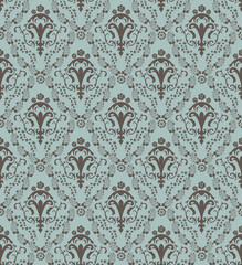 Damask seamless pattern