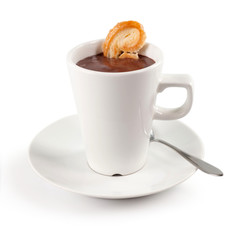 Cioccolata con biscotto