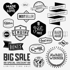 Obraz premium Set of vintage bagdes