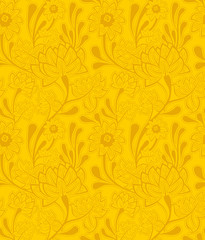 Floral seamless vintage pattern