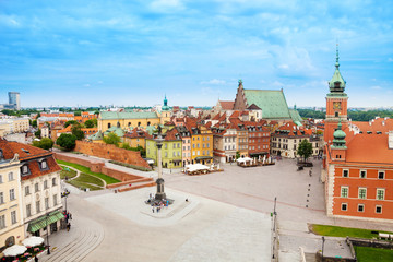 Fototapeta na wymiar Castle square (Plac, Zamkowy), Warsaw