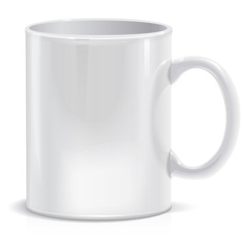 Tea cup. Vector Illustration.