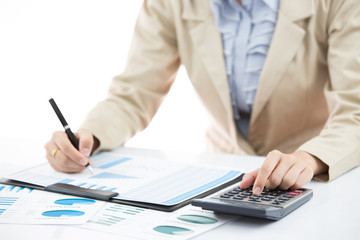 Business financial data analyzing