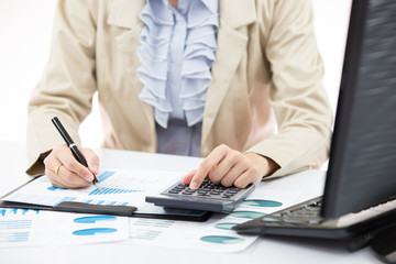 Business financial data analyzing
