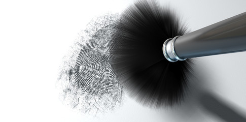 Dusting For Fingerprints On White