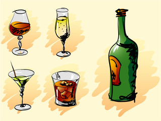 Drinks. Vector. Part Two.