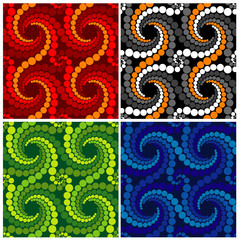 Seamless wave vector pattern