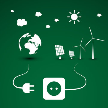 Eco Energy - Vector Illustration
