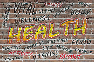 Health word cloud