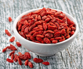 Dried goji berries