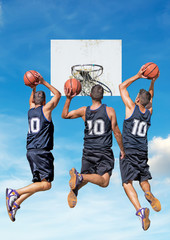 three dunkers © Gabriele Maltinti