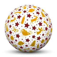 Kugel, Weihnachtssymbole, Symbole, Icon, Zeichen, Weihnachten