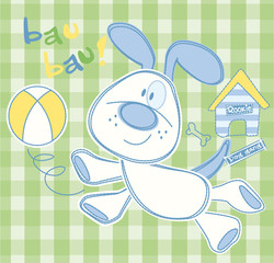cute dog cartoon