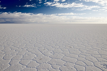 Fototapeta na wymiar Salar de Uyuni, groesster Salzsee der Welt, Bolivien