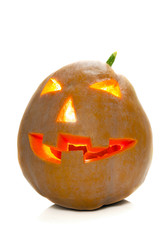 Halloween pumpkin isolated on white background