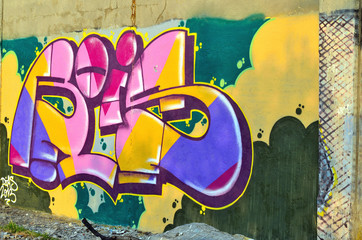 murales graffiti in genoa, italy