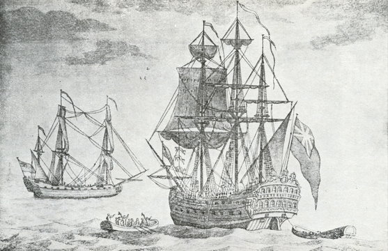 English sailing ships of 17. century