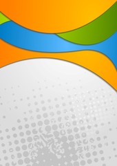 Abstract elegant wavy design