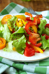 delicious and healthy vegetable salad