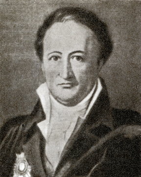 Johann Wolfgang von Goethe, German writer and politician.