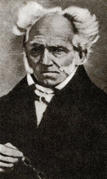 Arthur Schopenhauer, German philosopher (Jules Luntesch&uuml;tz)