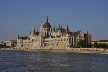 Fototapeta na wymiar Amazing building of Parliament in Budapest