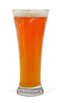 glass of wheat beer