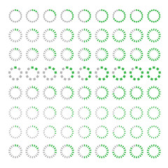 Preloading .preloader progress web downloading circle.vector