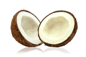 halves of coconut