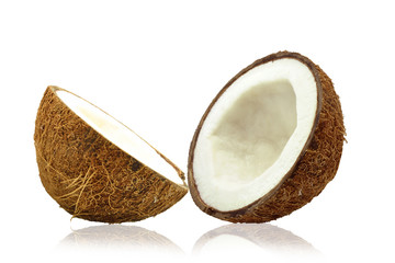 halves of coconut