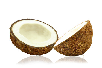 halves of coconut