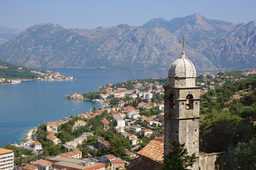 Fototapeta na wymiar Kotor Bay View, Montenegro