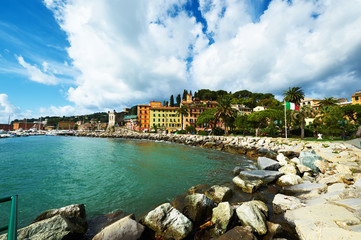 Fototapeta premium Ligurian coast in Italy