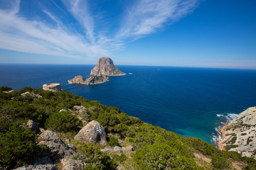 Ibiza Es Vedra view from Torre des Savinar Tower