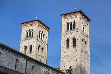 Fototapeta na wymiar Como Church of San Abbondio