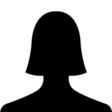Woman silhouette profile picture