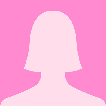 Colorful female profile picture