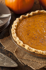 Homemade Delicious Pumpkin Pie