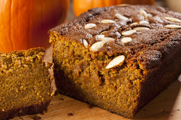 Organic Homemade Pumpkin Bread