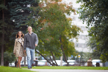 Fototapeta premium Walk in park