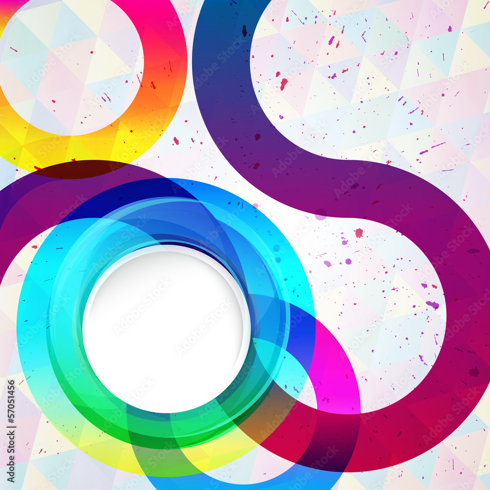 Poster abstract background with design elements.