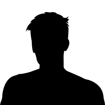 Male silhouette icon