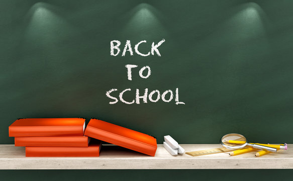 render of a Back to School background