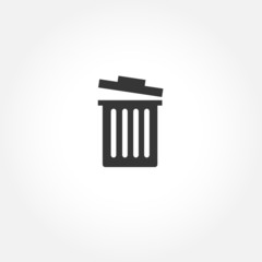 Trash bin icon