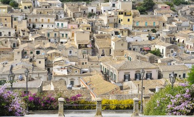 Obraz premium View of Modica - Ragusa - Sicily -