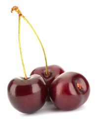 Cherry isolated on white background